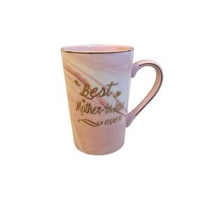✨5/$25 Pink Ceramic Mug - Best Mother-in-Law Ever